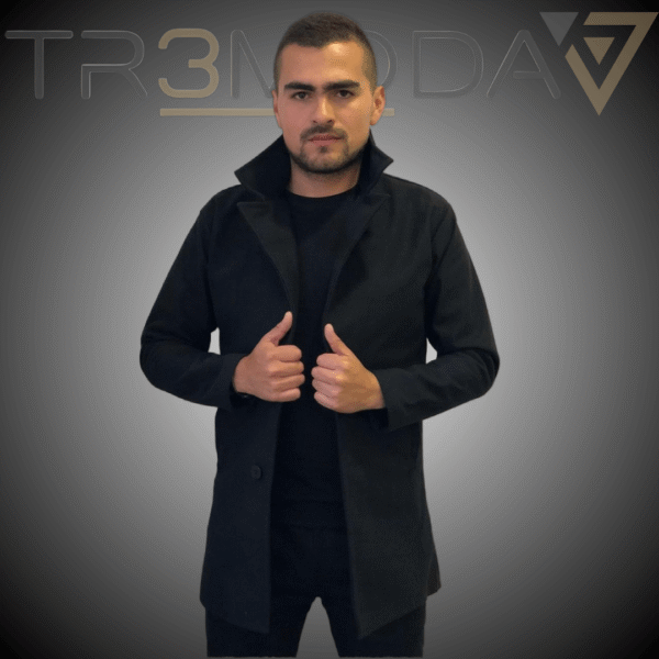 Gaban Confort Slim Negro hombre luciendo Gaban Confort Slim de color Negro