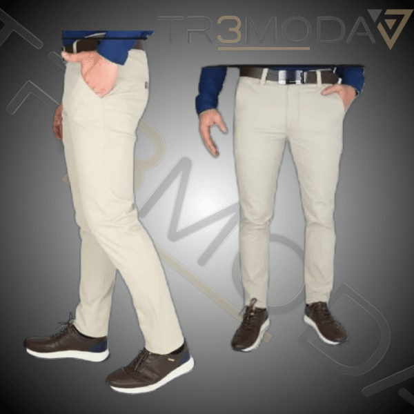 Pantalon Drill Marfil pantalón de drill color marfil