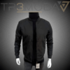 Chaqueta para hombre Army Street confeccionada en dril army color negro
