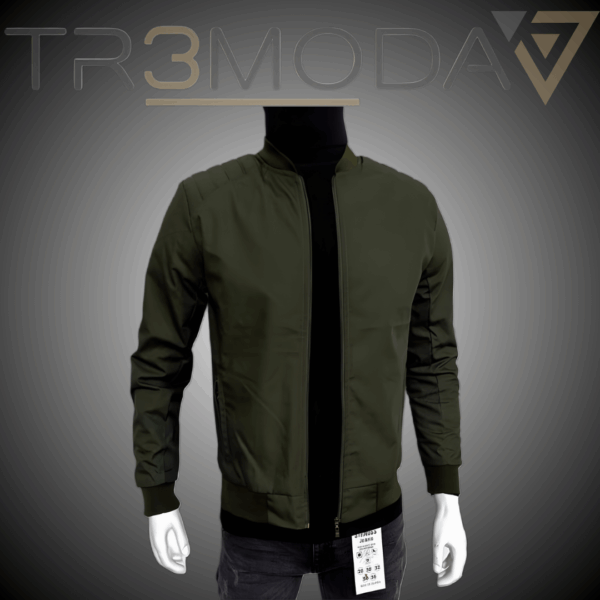 Chaqueta para hombre Army Street confeccionada en dril army color verde