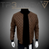 Chaqueta Diamond Marron chaquete para hombre confecconada en cuerotex de alta calidad de color marron con diamantes