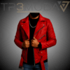 premium rider roja chaqueta en cuerotex premium rider roja